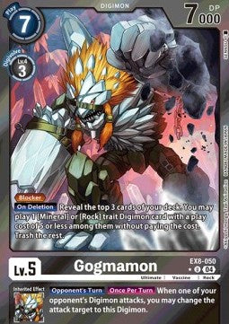 Gogmamon (EX8-050) (V.2)⁣ - Chain of Liberation⁣ (Alternative Art)⁣ [050]