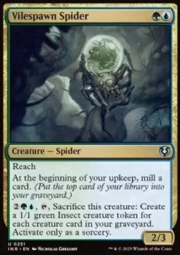 Vilespawn Spider⁣ - Innistrad Remastered⁣ (Uncommon)⁣ [251]