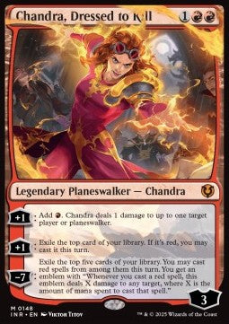 Chandra, Dressed to Kill⁣ - Innistrad Remastered⁣ (Mythic)⁣ [148]