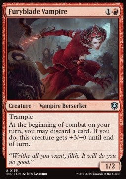 Furyblade Vampire⁣ - Innistrad Remastered⁣ (Uncommon)⁣ [155]