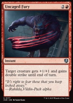 Uncaged Fury⁣ - Innistrad Remastered⁣ (Uncommon)⁣ [177]