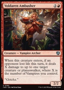 Voldaren Ambusher⁣ - Innistrad Remastered⁣ (Uncommon)⁣ [180]