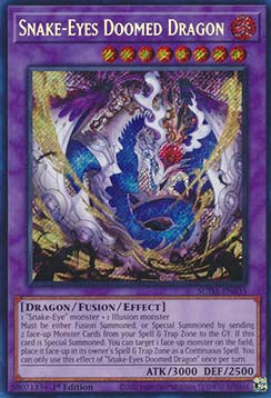 Snake-Eyes Doomed Dragon (V.1 - Secret Rare)⁣ - Supreme Darkness⁣ (Secret Rare)⁣ [035]